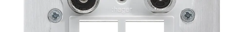Intérieur pour prise multimédia Hager R/TV montage F 4dB 2GHz 