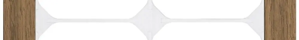 Cadre de recouvrement KAL.art 4×2 274×154mm noyer 