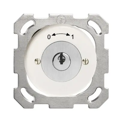 Contatto rotativo INC 0<->1 bianco con serratura di sicurezza 