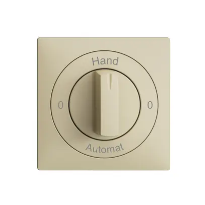Kit frontal 0-Hand-0-Automat EDIZIOdue 60×60mm vanille 