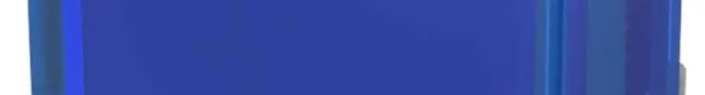 Cofano pressione EAO31 15×21mm transparente, blu 
