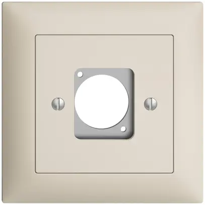 Kit di montaggio INC per presa XLR EDIZIOdue crema 