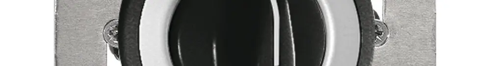 Contact pivotant ENC 0<-->1 noir avec manette 
