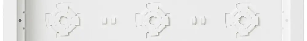 Boîtier AP Siedle 9× 332×332×36.5mm blanc 
