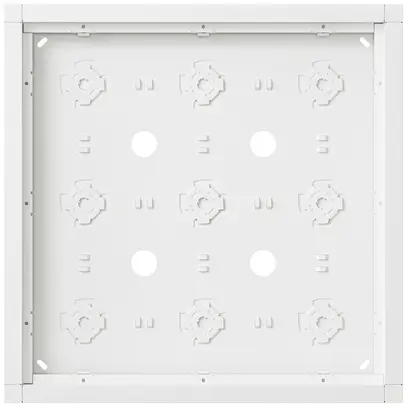 Boîtier AP Siedle 9× 332×332×36.5mm blanc 