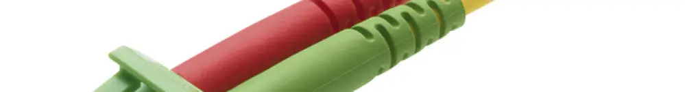 Cavo patch FO R&M, LC-Duplex APC ↔ LC-Duplex APC, OS2, LSZH, 2m 