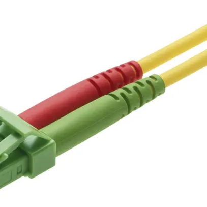 Cavo patch FO R&M, LC-Duplex APC ↔ LC-Duplex APC, OS2, LSZH, 2m 