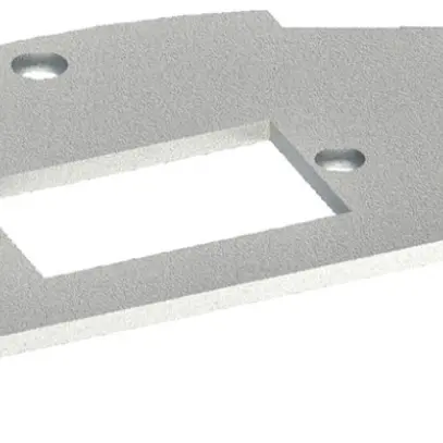 Montageplatte Hager Typ 030, 12.8×21mm einfach 