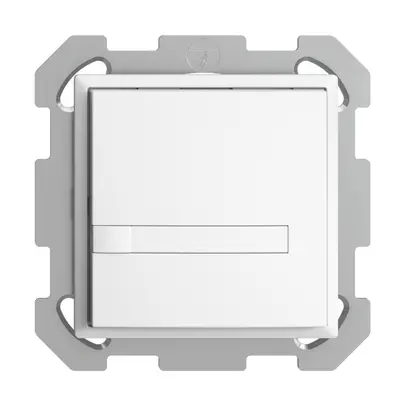 Poussoir KNX RGB ENC EDUE, 250mW, s.LED, a.papier, 1×poussoir, comm.1×touche, bc 