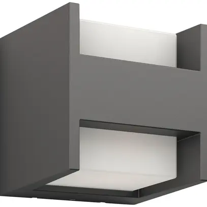 Applique LED Philips Arbour 3.8W 800lm 2700K IP44 diretto/indiretto antracite 