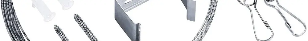 Kit de suspension pour Luminaire linéaire LED Emma Vario flex 