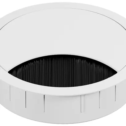 Uscita cavo BACHMANN LOOP ROUND Ø80mm zamak bianco 