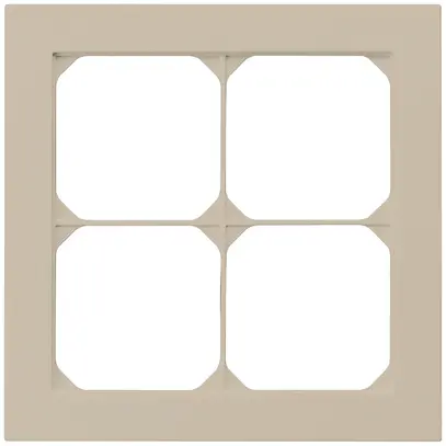 Cadre de recouvrement ENC kallysto.pro 2×2 beige 154×154mm 