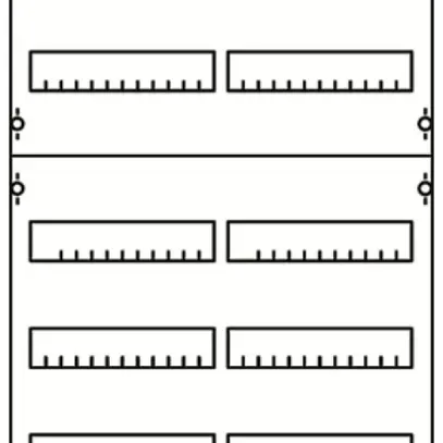 Modulo di ampliamento AMD ABB 2V3A, per distrib.CombiLine 2-campi 7-file 168UM 