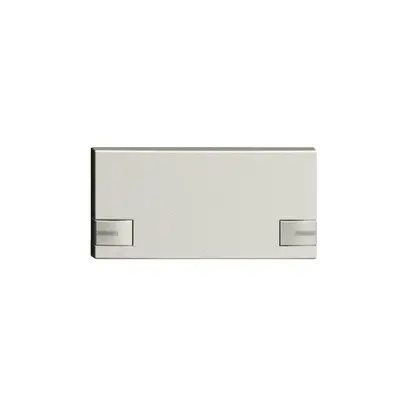 Touche 1/2 KNX/électron.a.LED EDIZIOdue 2× commande simple, gris clair 
