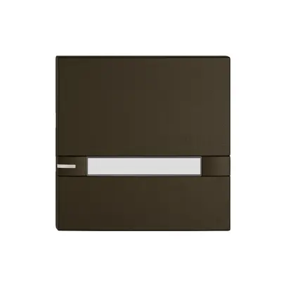 Pulsante 1/1 EDIZIO.liv SNAPFIX® p.KNX&UNI c.LED c.targ.comando 2 tasti ma 