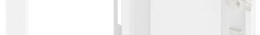 Porta media con cornice SE Pragma bianco per 1parte/4file 