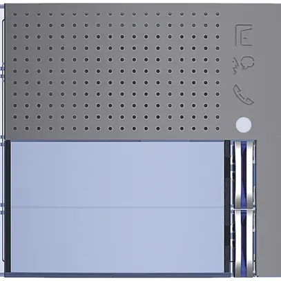 Frontale per modulo altoparlante di porta Sfera con 2 tasti grigio grafite 