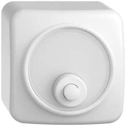 Tasto a pulsante di suoneria AP STANDARDdue SNAPFIX® 6A 250V targhetta nome bi 