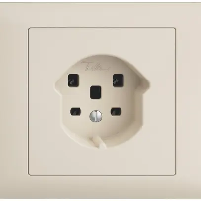 Prise INC EDIZIOdue T25 16A crema, bornes à vis 
