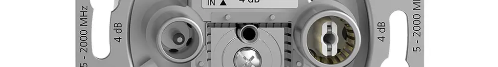 Prise TV-R FH BSM 4dB à large bande 5…2000MHz 