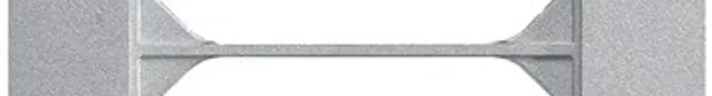 Telaio di copertura INC kallysto.trend 4×1 arktis 94×274mm 