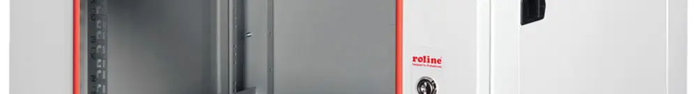 Alloggio a parete 19" ROLINE Basic Plus 600×379×450mm 6UA 1×porta acciaio grigio 