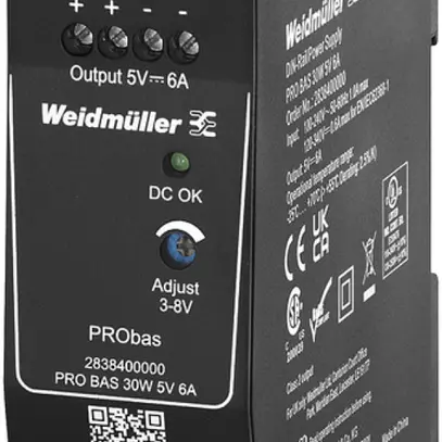 Alimentazione a commutazione Weidmüller Connect Power PRO BAS 30W 5V 6A 