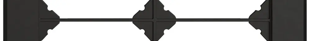 Cadre de recouvrement ENC EDIZIO.liv SNAPFIX® 2×2 156×156mm no 