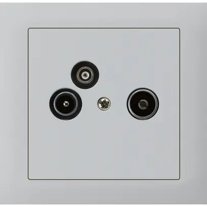 Prise d'antenne INC TV-R-données kallysto 19dB gris clair 