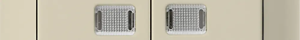 Interruttore pulsante luminoso INC kallysto 1/3+3/1L con 2 lenti beige 