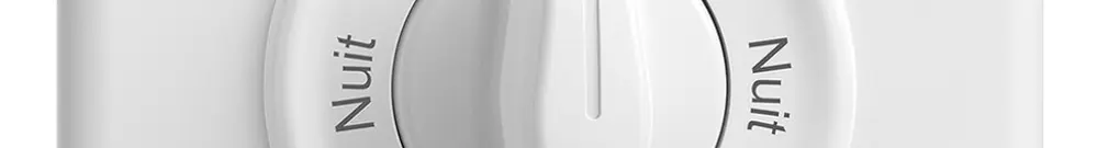 Kit frontal Nuit-Jour-Nuit-Jour STANDARDdue 90×90mm blanc 