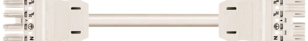 Verbindungsleitung WINSTA MIDI 4×1.5mm² 16A 400V 8m Kod.A weiss 