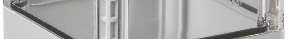 Apparategehäuse RW CUBO S 125×125×100 SPCM transparent 