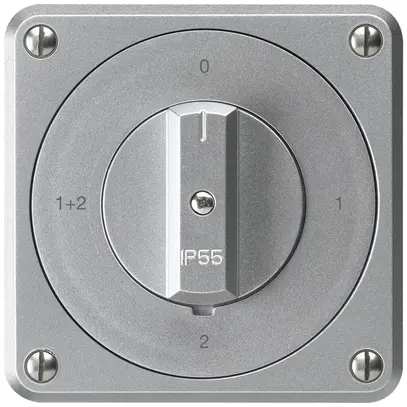 Interruttore rotativo INC robusto IP55 schema 1/1P alluminio 