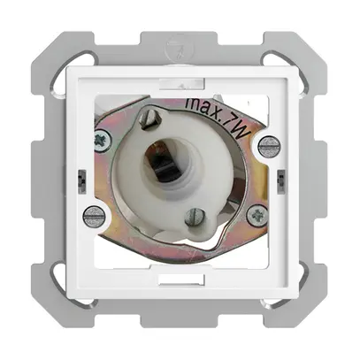 Signal lumineux ENC EDIZIOdue blanc 7W sans calotte plate 