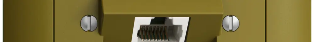 Presa INC 1×RJ45/u 4P ITplus EDIZIOdue olive 