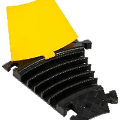 Angle plat DEM CP-5 gomme 5 canaux 445×48mm jn/no 