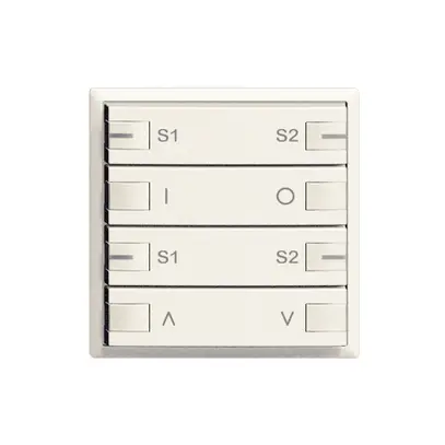 Kit frontale ON-OFF mot.scena 2c/4t ZEP EDIZIOdue bianco 