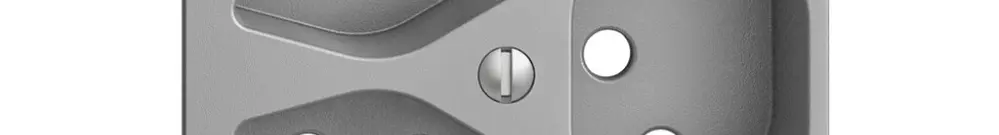 Placca frontale 3×T13 EDIZIOdue silver 