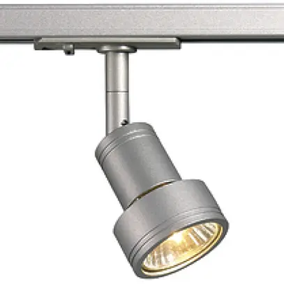 Projecteur SLV PURI, GU10 50W avec adaptateur 1-phase IP20 gris argenté 