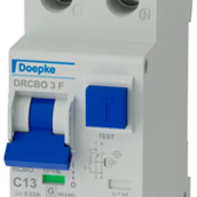 Disjoncteur différentiel DOEPKE DRCBO 3 F 2P 230V C 13A 0.03A F 2UM 10kA 