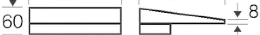 Tetto di protezione Hensel FP DB 27 270×60×245mm f.ENYSTAR 