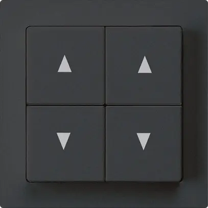 Contact pour stores ENC kallysto A noir avec 4 touches 