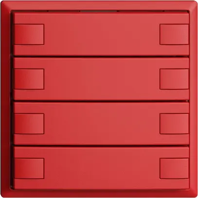Pulsante INC KNX 8×EDIZIOdue berry RGB senza LED 