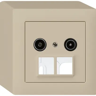 Prise d'antenne AP R/TV HMS kallysto 23dB beige 