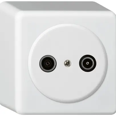 Presa di passaggio AP basico TV-R 23dB bianco 
