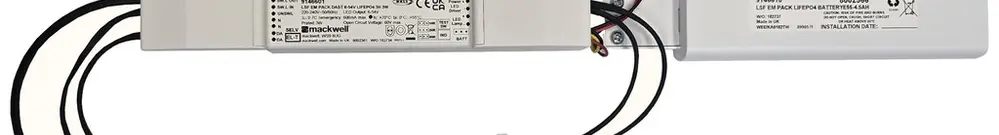 Kit pour luminaire de sécurité Sylvania LifeSave DAST RC 3W LED 3h AT 