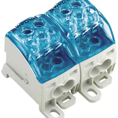 Bloc répartiteur Weidmüller 2×25/4×16+6×10 mm² bleu 