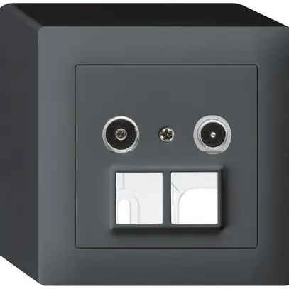 Presa multimedia AP kallysto R/TV 14dB 2GHz antracite 